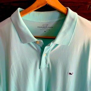 Vineyard Vines mint green polo XL